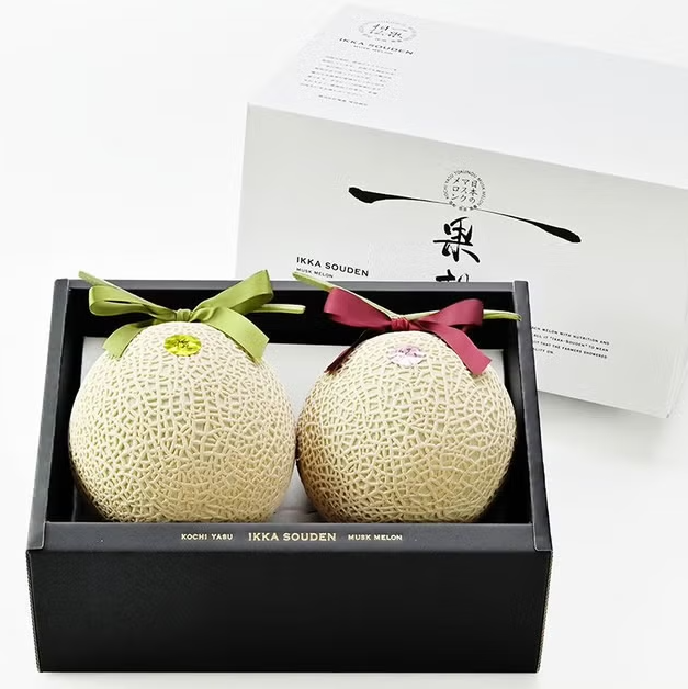 「特選」雅&妃マスクメロン2玉 3kg | 一果相伝
