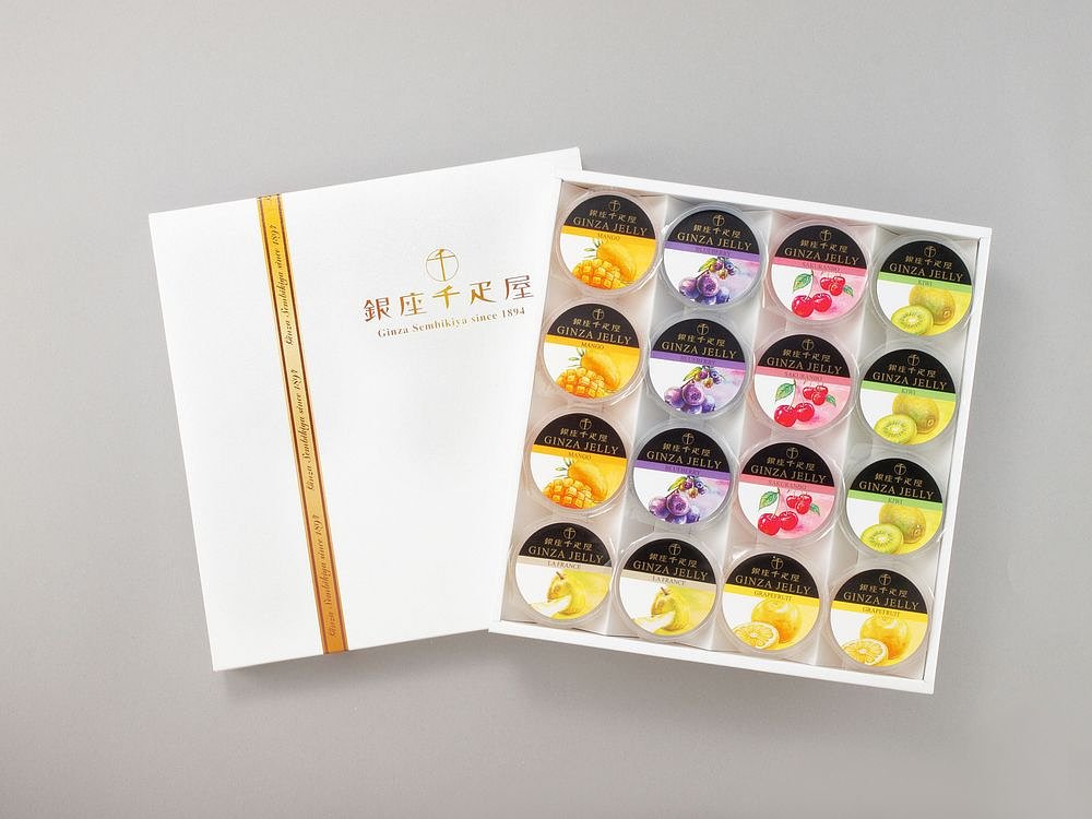6種のフルーツの銀座ゼリー 16個セット | 銀座千疋屋