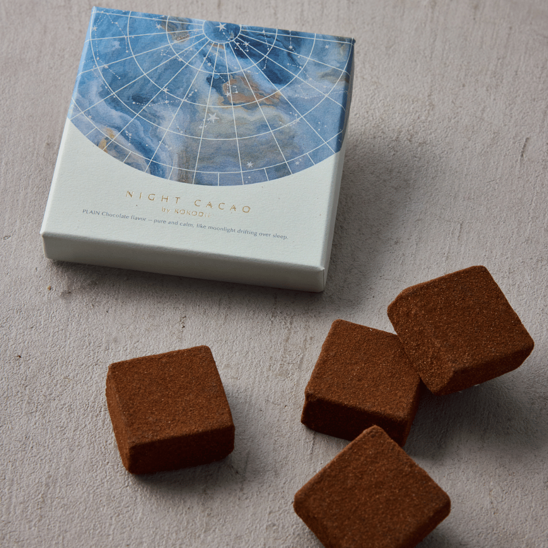 夜に食べるチョコレート／生チョコレート プレーン | Night Cacao by KOKODii