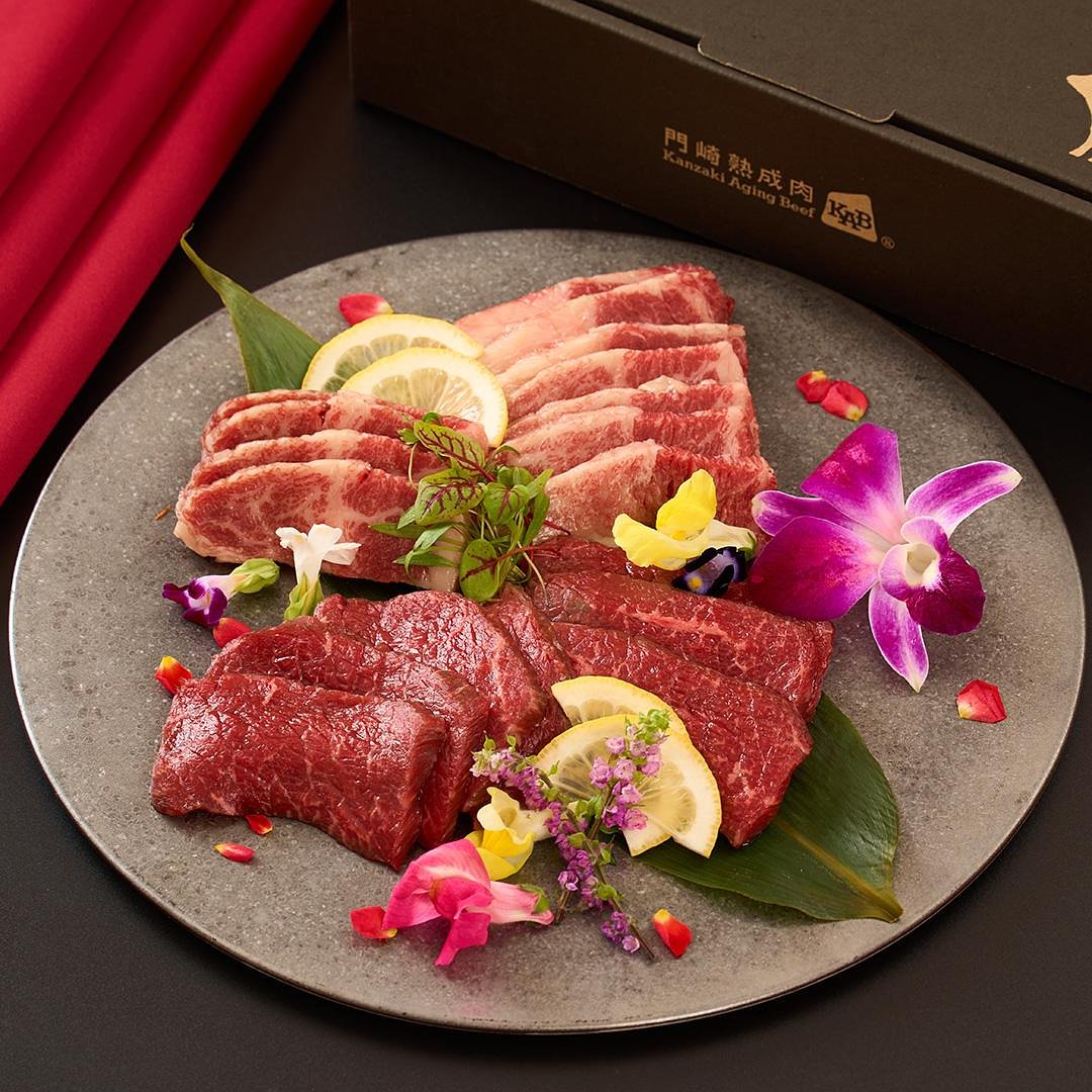 50日熟成肉 霜降りカルビ&赤身モモ 食べ比べセットの画像