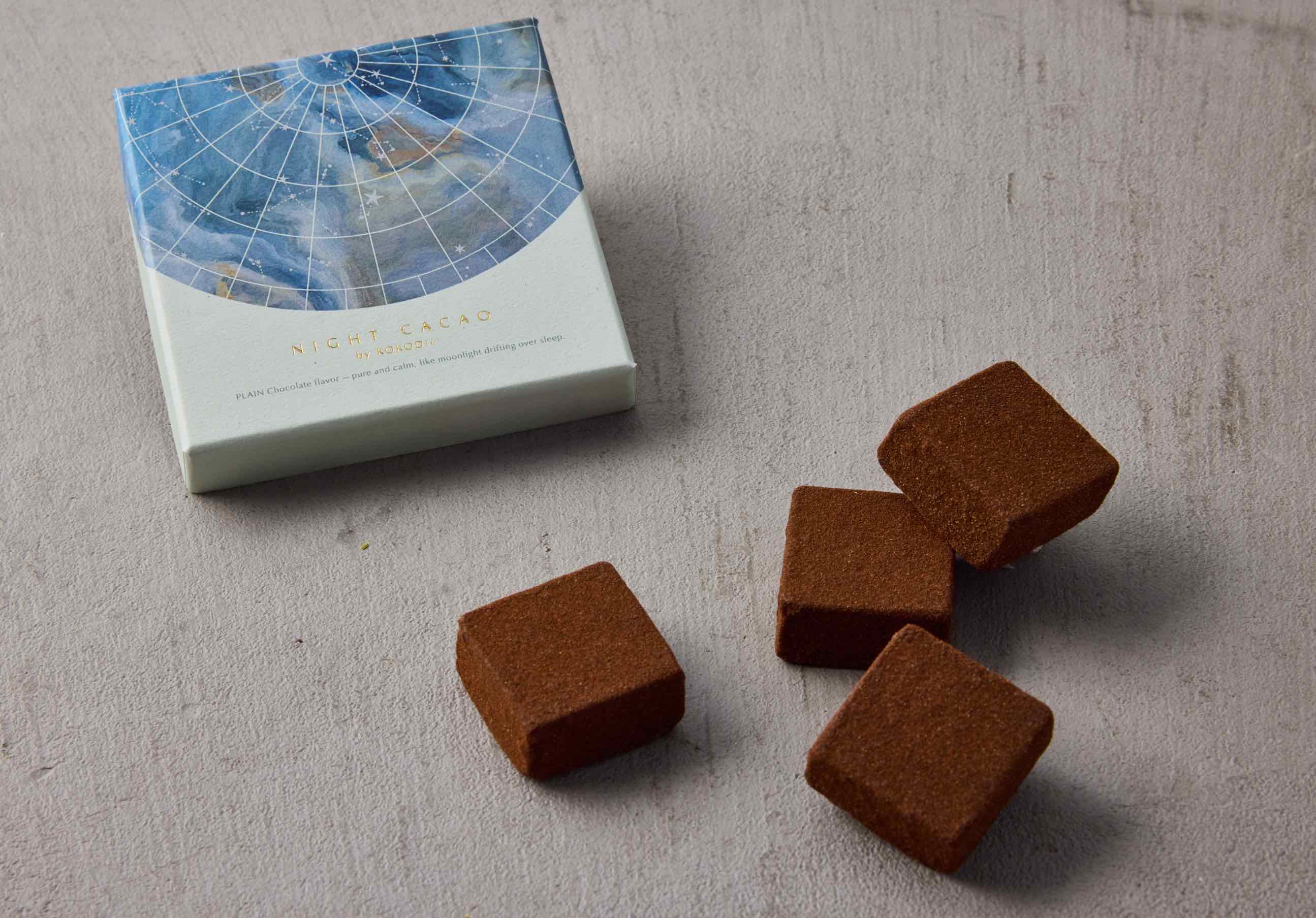 夜に食べるチョコレート／生チョコレート プレーン | Night Cacao by KOKODii