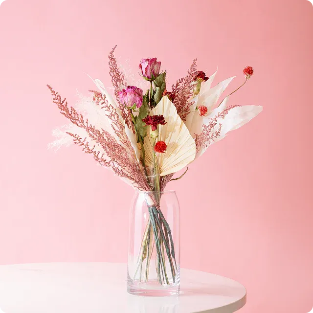 【母の日】花瓶に飾れる ドライフラワーの花束 | AND PLANTS